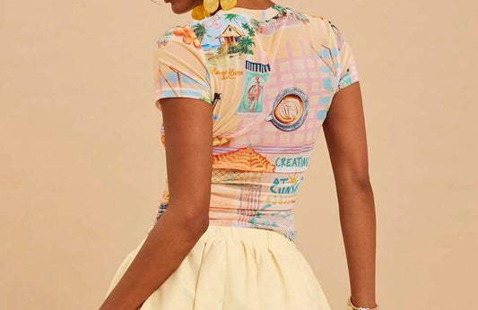 Ready for the Beach Short Sleeve Top