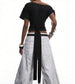 No Rules Assymetrical Short Sleeve Top