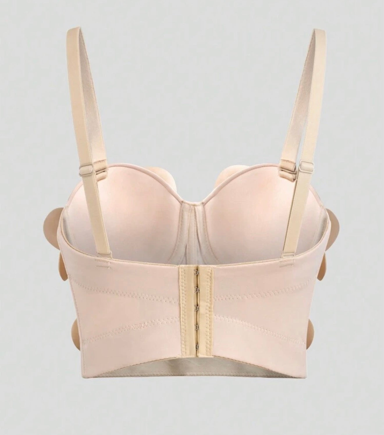 Eloisa Elegant 3D Flower Crop Top