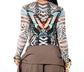 Pretty Butterfly Long Sleeve Mesh Sheer Top