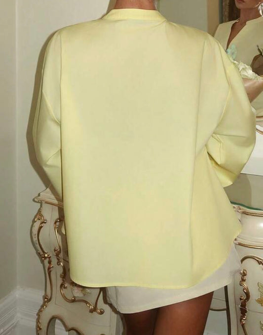 Warm Butterfly Cami Long Sleeve Top