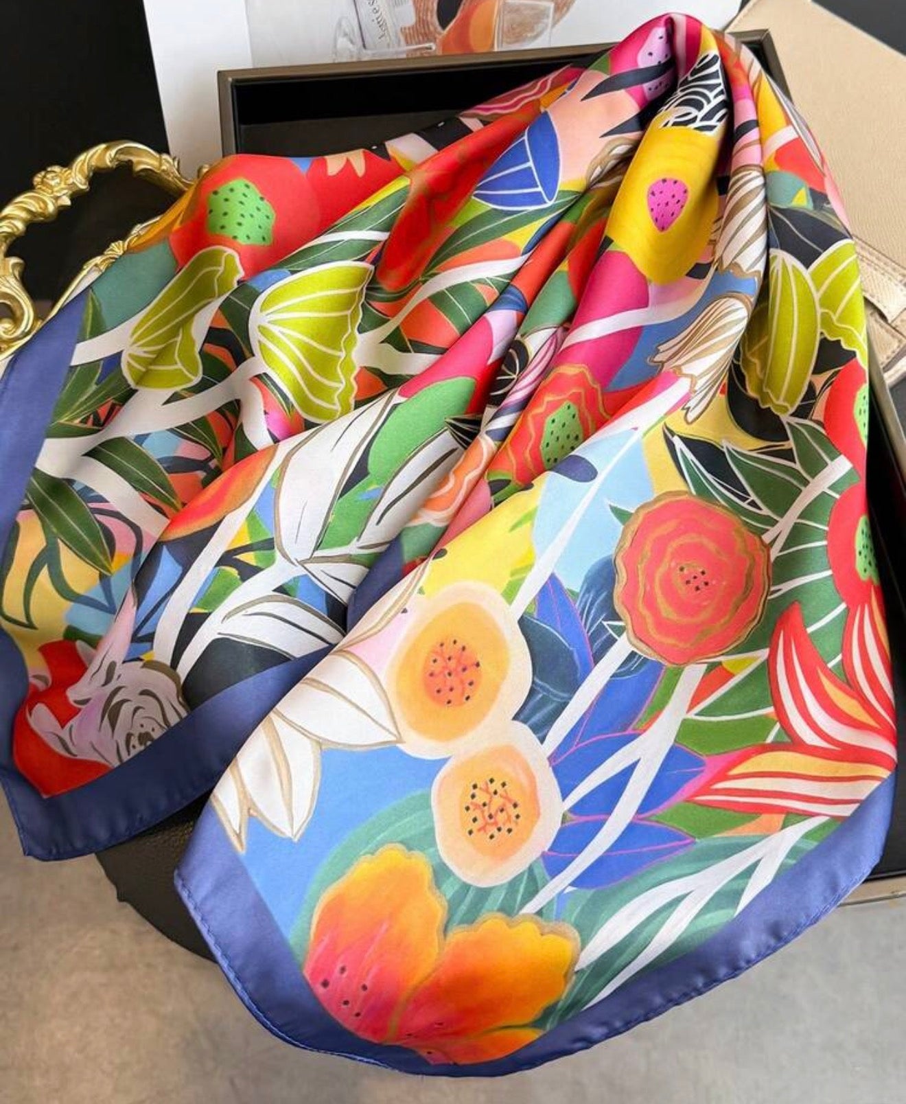 Satin Lightweight Square Scarfs