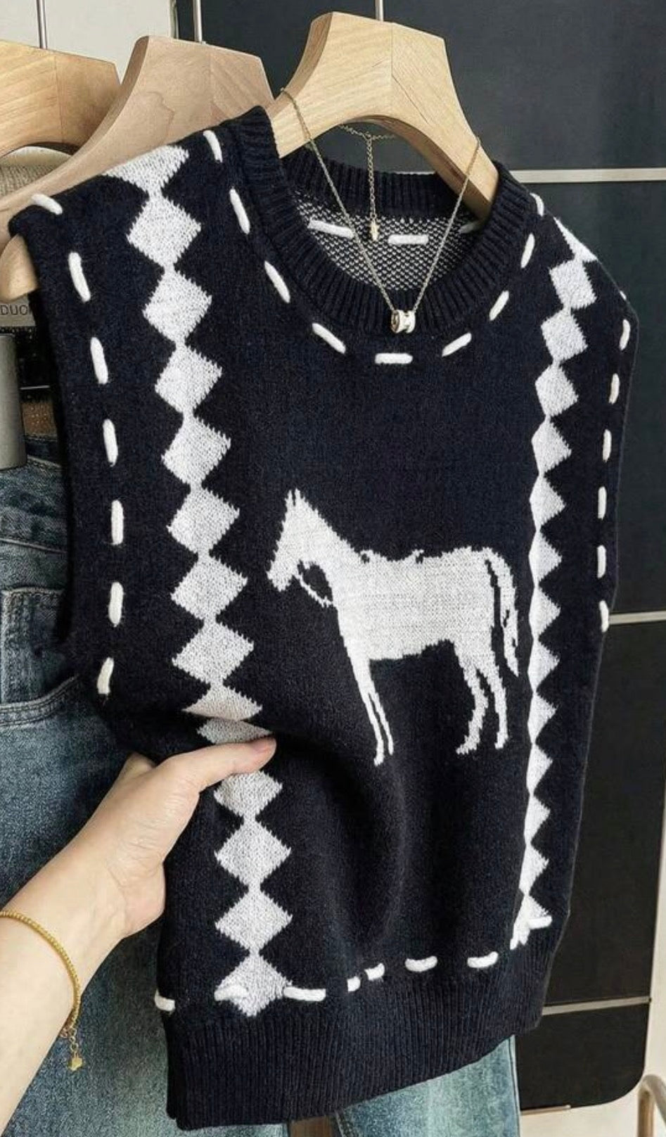 Stetson Knitted Sleeveless Top