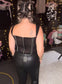 Under the Stars Corset Sheer Top