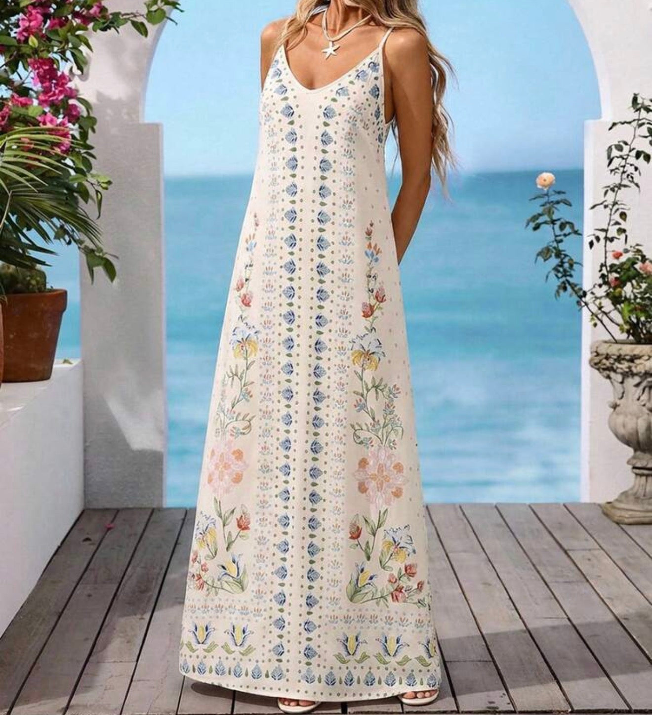 Cici Summer Maxi Long Dress