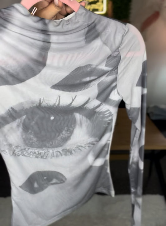 Look at me Sheer Top