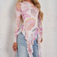 Shelly Long Sleeve Ruffle Top