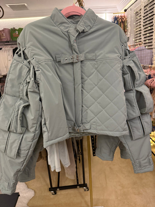 Globe Puffer Jacket