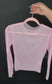 Pink Feeling Mesh Long Sleeve Top