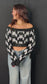 Lucy Off Shoulder Long Sleeve Crop Sweater