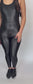 Vex Gloss Black Jumpsuit