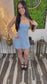 3D Floral Sweet Mini Dress