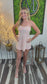 3D Floral Sweet Mini Dress