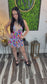 Impress Me Flower Sequin Mini Dress