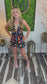 Impress Me Flower Sequin Mini Dress