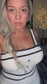 White Elegance Knitted Mini Dress