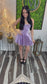 Alondra Satin Backless Flowy Mini Dress