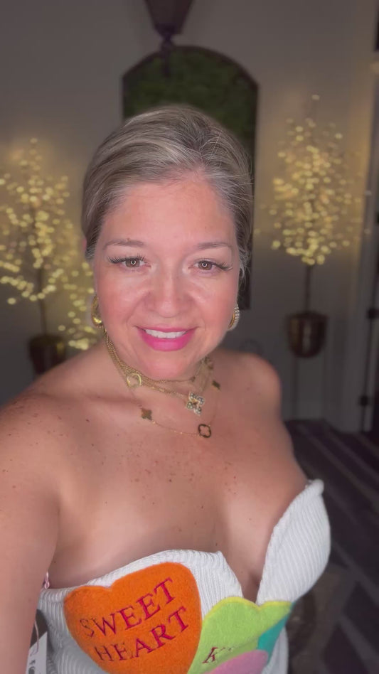 My Hearts Strapless Top